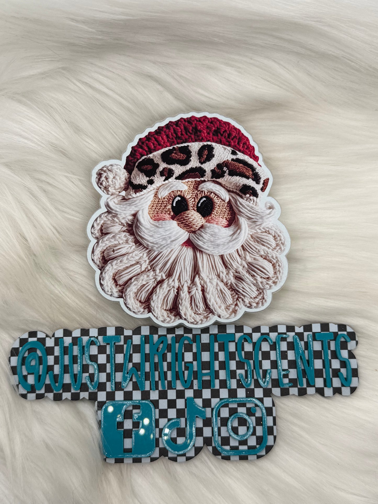 Crochet Santa- blueberry pancakes