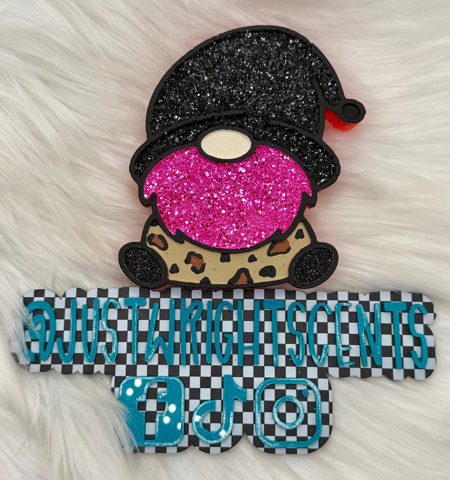 Gnome Leopard Print- cowboy cookies