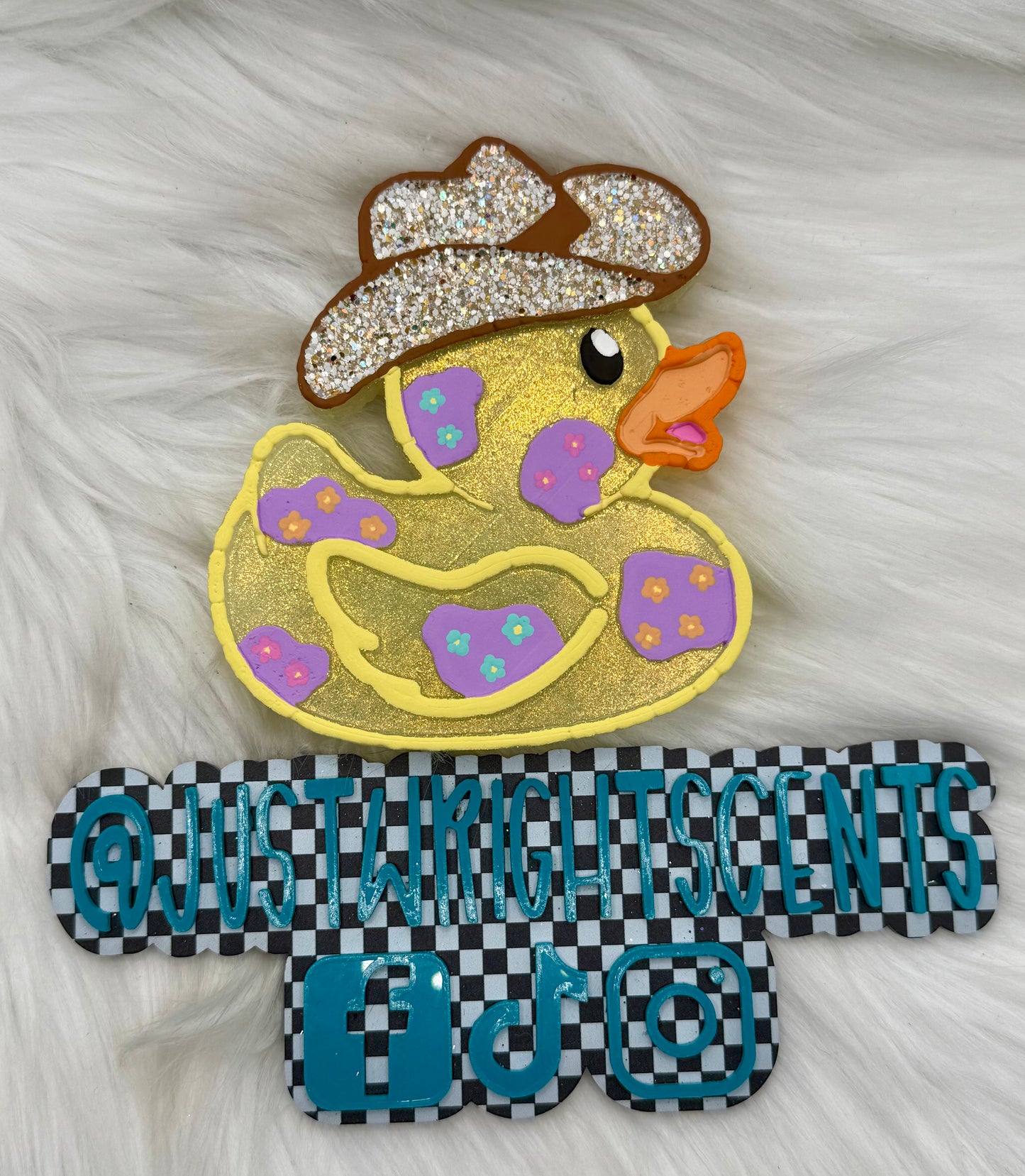 Cowboy Duck- pink coconut calypso