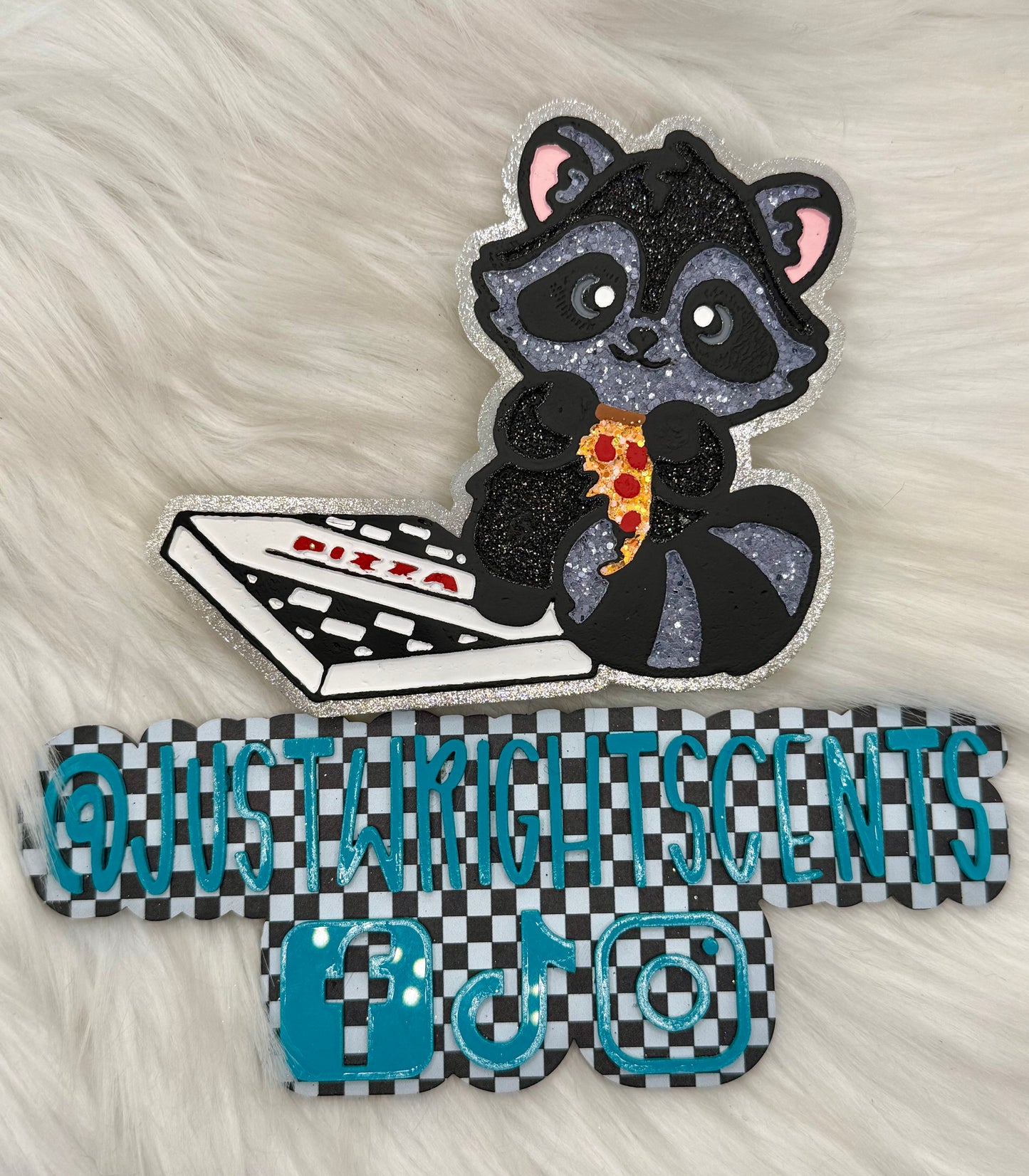 Pizza Raccoon- sugar cookies