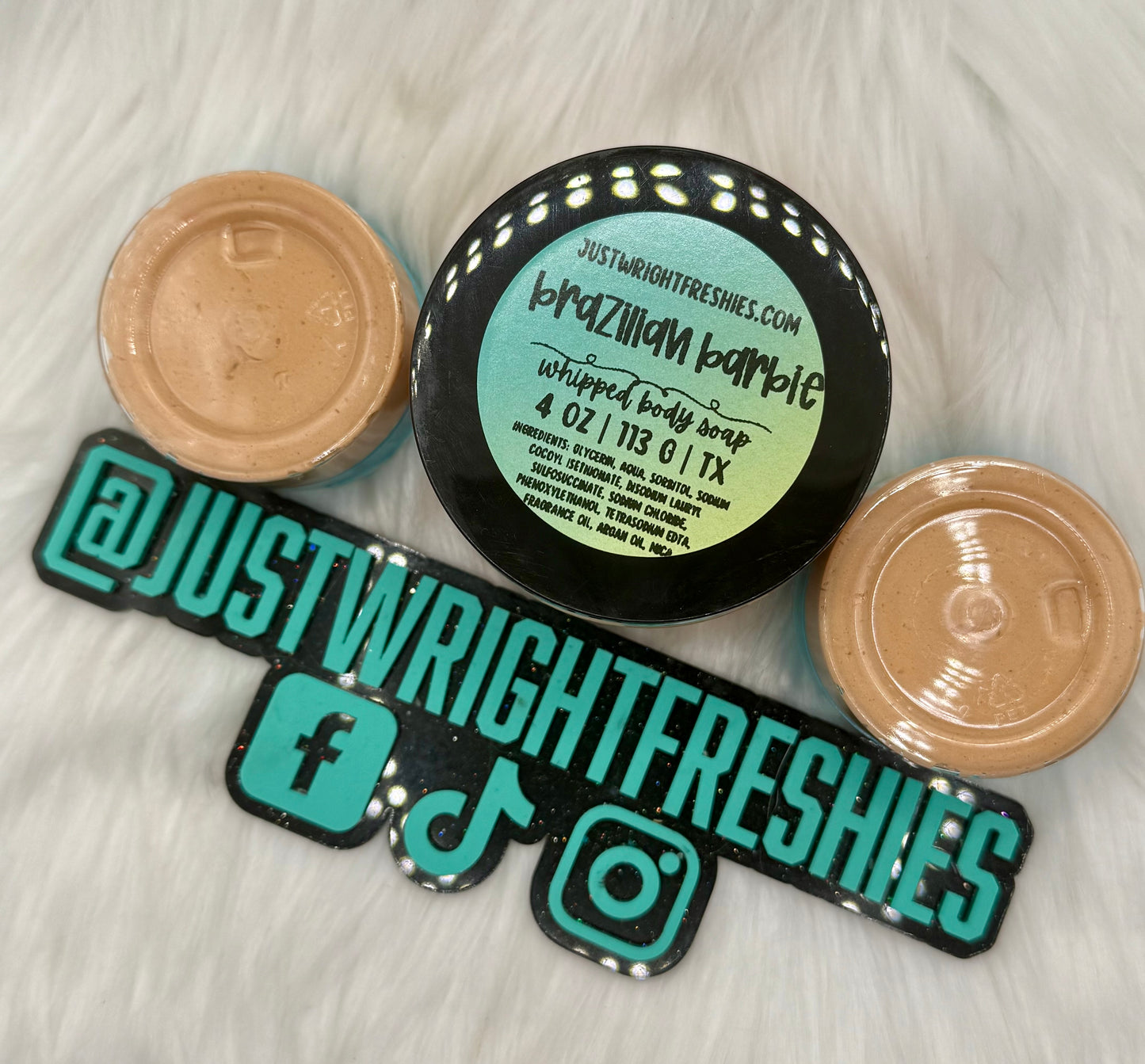 Brazilian Barbie Whipped Body Soap- 4oz