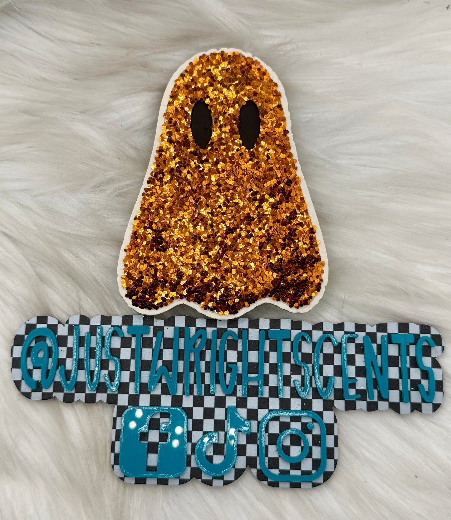 Sequin Ghost Cookie- strawberry marshmallow fluff