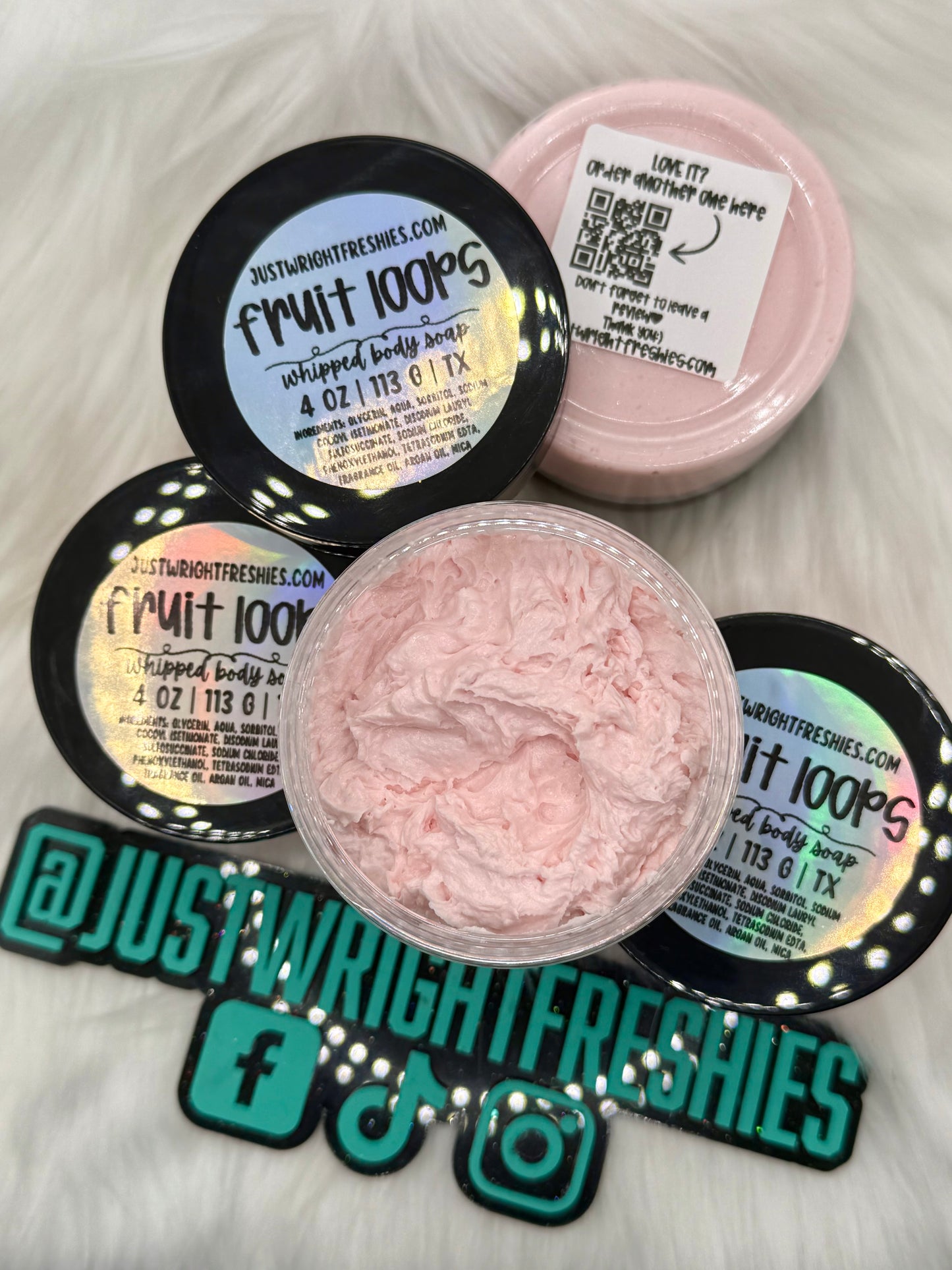 Fruit Loops Whipped Body Soap- 4oz