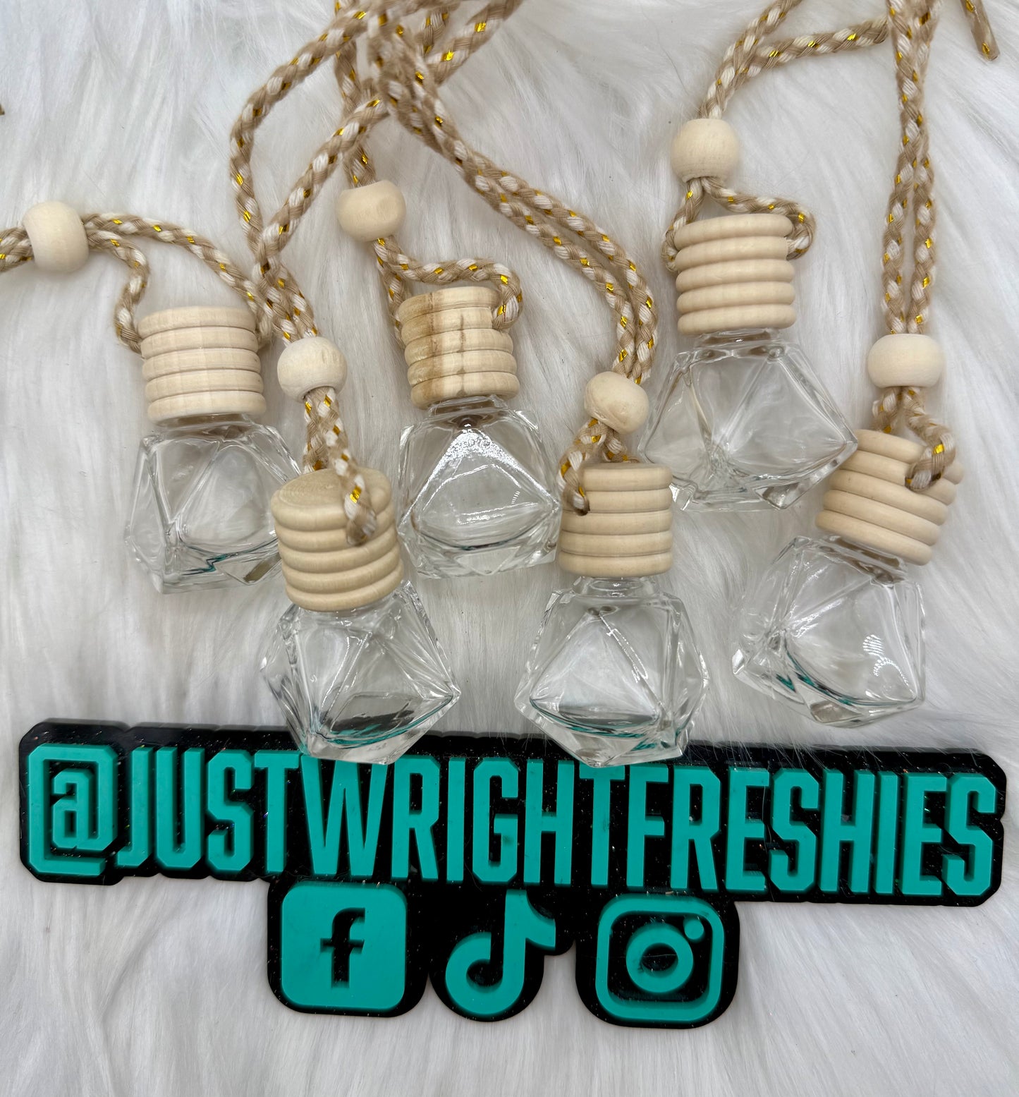 Car Diffuser- Pick A Scent + Glitter Color