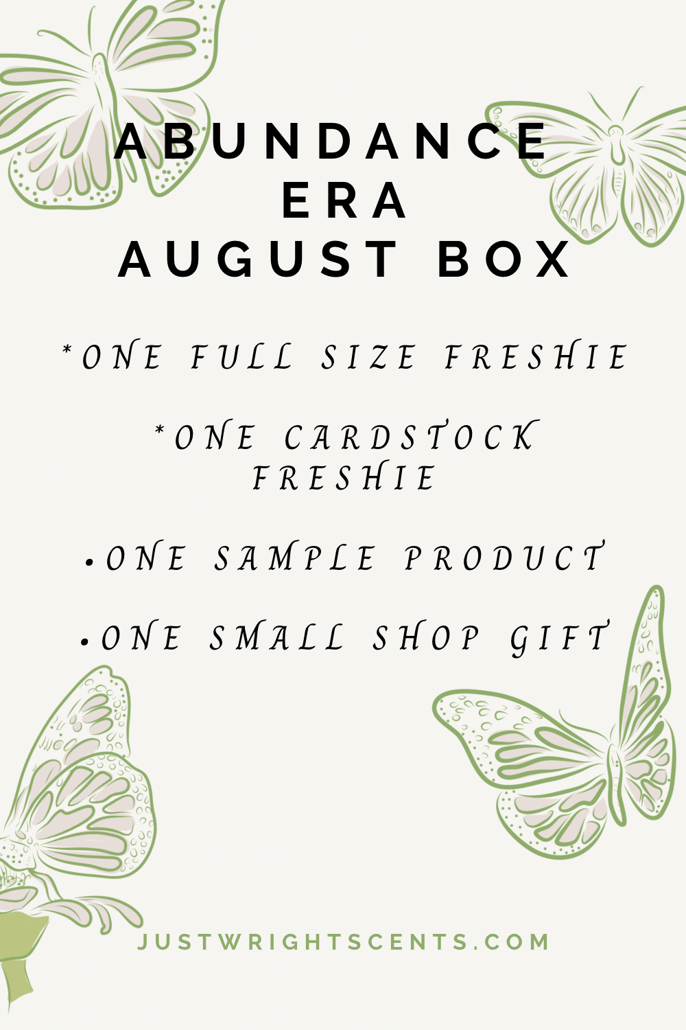 Sub Box- August Theme- ORDER ALONE