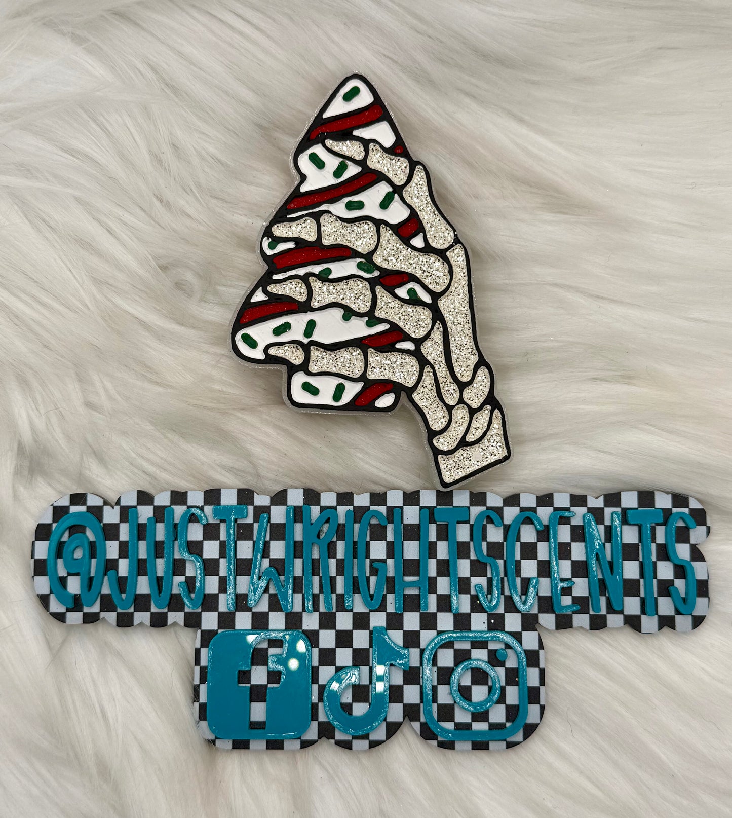 Skeleton Snack Cake- blueberry pancakes