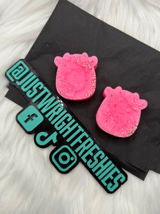 Squish Cows 2oz- Pink Beach