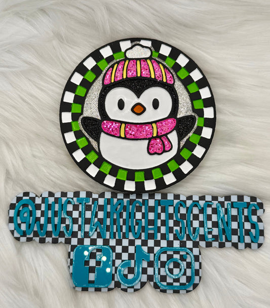 Checkered Penguin- snack cake