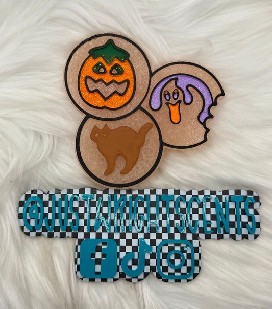 Halloween Cookies- vanilla pumpkin marshmallow