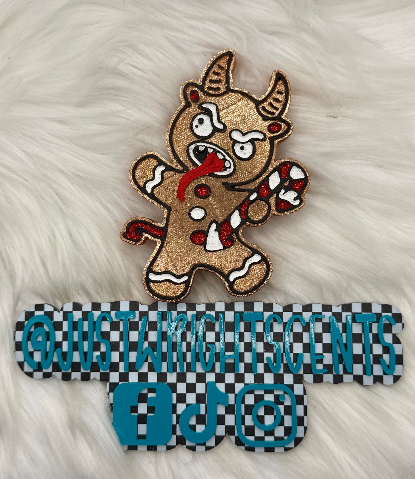 Gingerbread Krampus- caramel apples