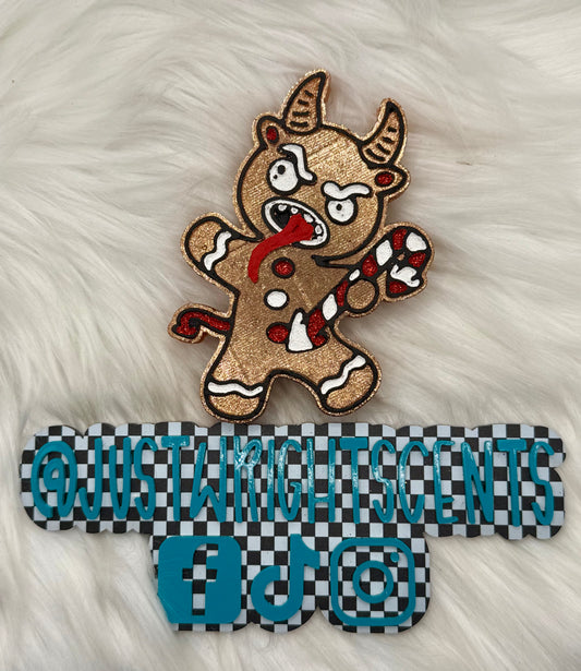 Gingerbread Krampus- caramel apples