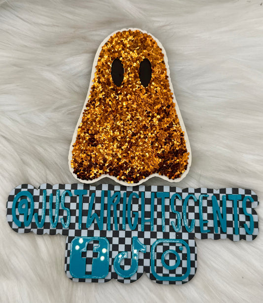 Sequin Ghost Cookie- strawberry marshmallow fluff