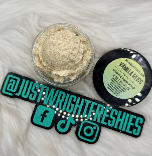 Vanilla Bliss Whipped Sugar Scrub- 4oz